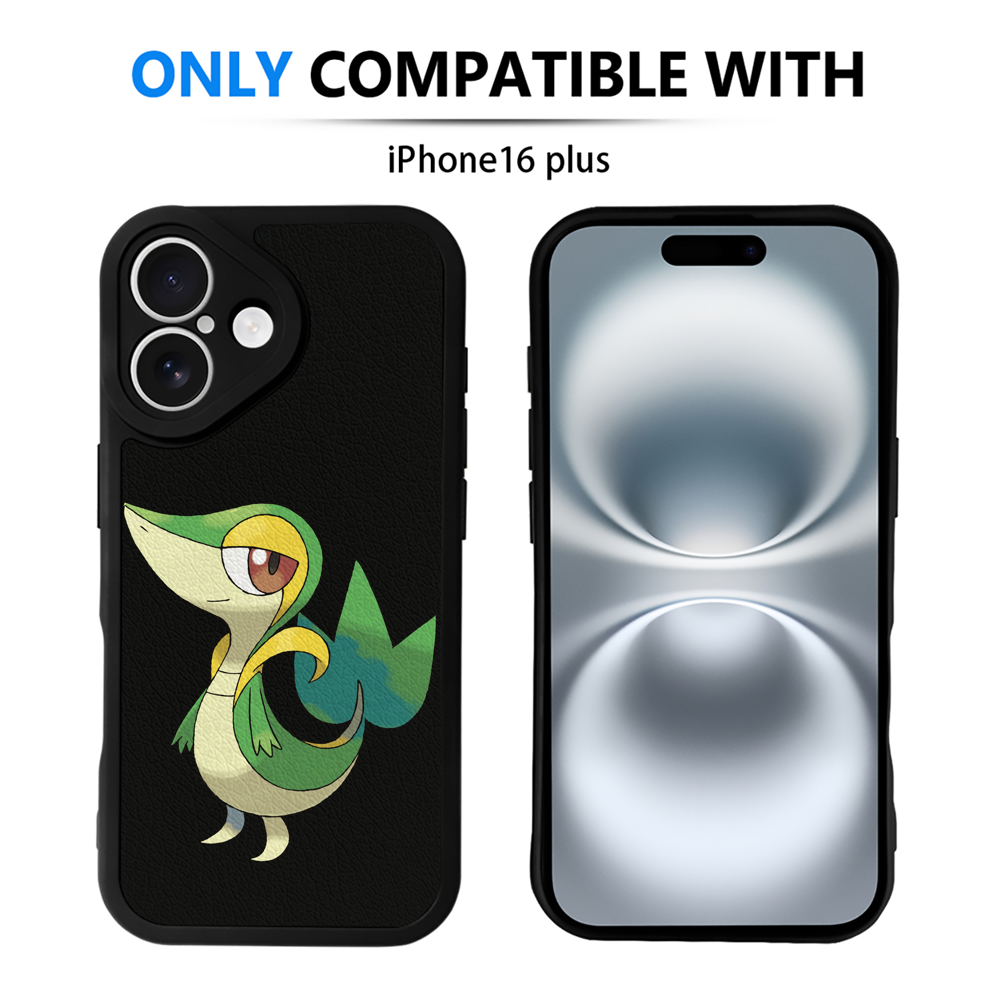 （画像用） ポケットモンスター Pokémon 【iPhone 16シリーズ対応】シリコンスマホケース（レザー調） 材質：シリコン